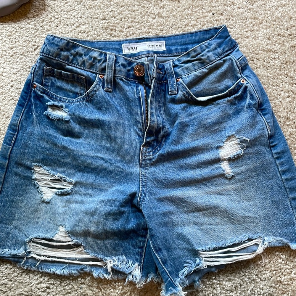 YMI Jeans shorts, longer but super cute!
